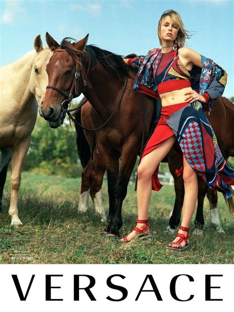 versace horse riding|versace goes horse.